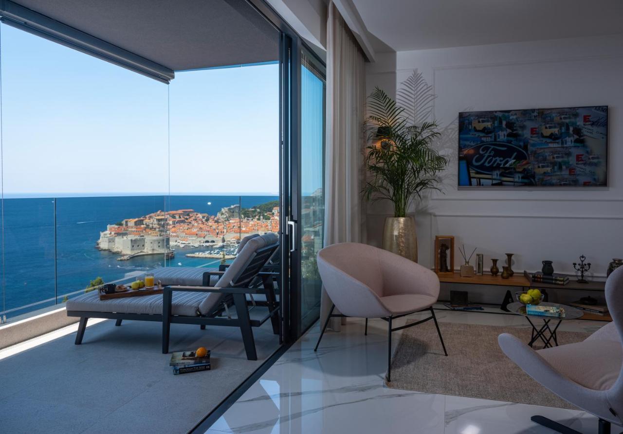 New & Luxury 5* With Breathtaking View- Kiki Lu Apartment Дубровник Екстериор снимка